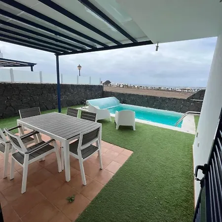 Villa Dompi Con Vistas Al Mar Y A Fuerteventura